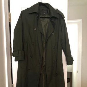 Banana Republic Olive Green Trench Coat